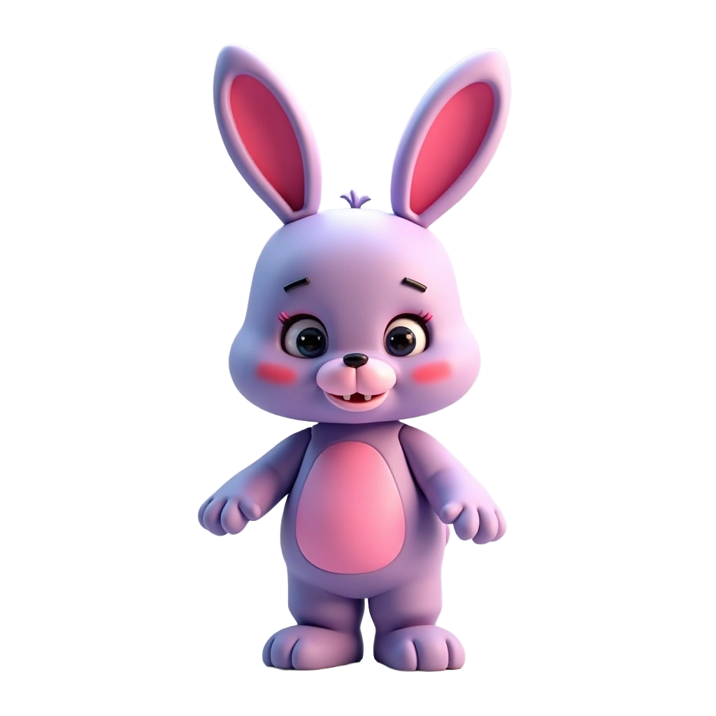 Cute Cartoon Rabbit